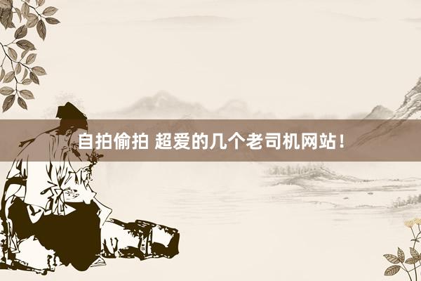 自拍偷拍 超爱的几个老司机网站！